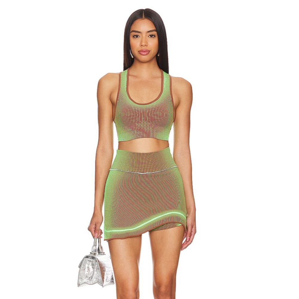 PH5 Gen-9 Skort and Sports bra set in ginger brown